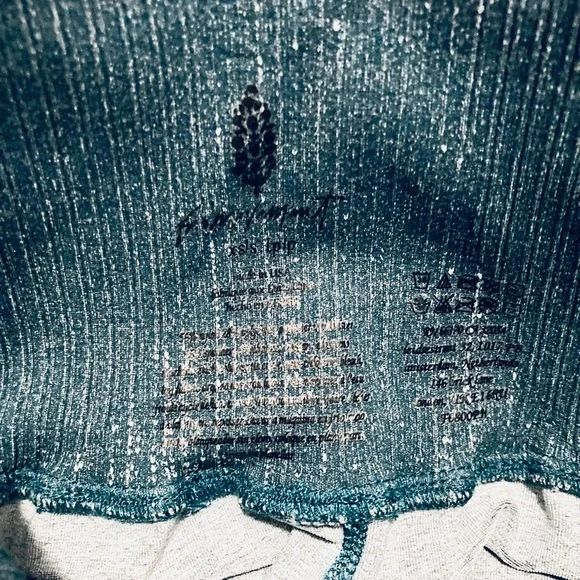 Free People Movement Good Karma High Rise Crop Leggings (Bluegrass) - Picture 5 of 6